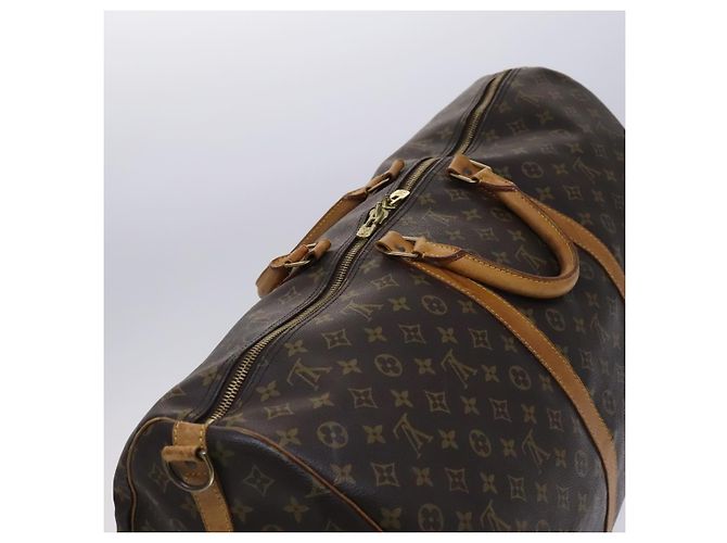 LOUIS VUITTON Monogram Keepall Bandouliere 60 Borsa Boston M41412 LV Auth BD1185 Monogramma - vista 6