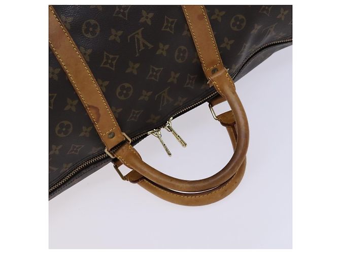 LOUIS VUITTON Monogram Keepall Bandouliere 60 Borsa Boston M41412 LV Auth BD1185 Monogramma - vista 7