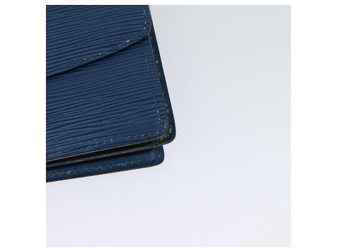LOUIS VUITTON Borsa a Spalla Epi Grenel Blu M52362 LV Auth ep8436 - vista 17