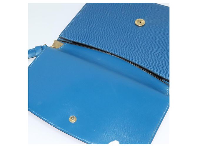 LOUIS VUITTON Borsa a Spalla Epi Grenel Blu M52362 LV Auth ep8436 - vista 20