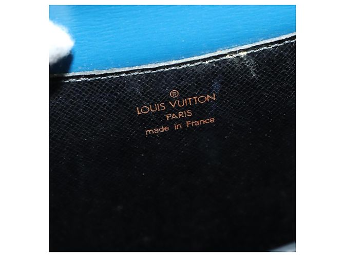 LOUIS VUITTON Borsa a Spalla Epi Grenel Blu M52362 LV Auth ep8436 - vista 21