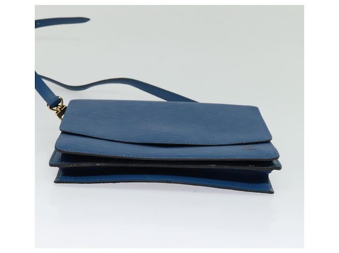 LOUIS VUITTON Borsa a Spalla Epi Grenel Blu M52362 LV Auth ep8436 - vista 5