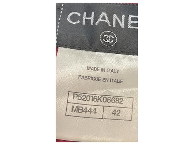 Chanel Super Rare CC Edelweiss Patch Jumper Rot - Ansicht 4