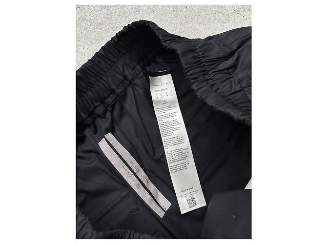 Rick Owens Lido 24 Cargo Cropped Pants Schwarz - vista 6