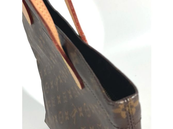 Borsa tote Carry It Monogram Louis Vuitton Marrone Monogramma - vista 5
