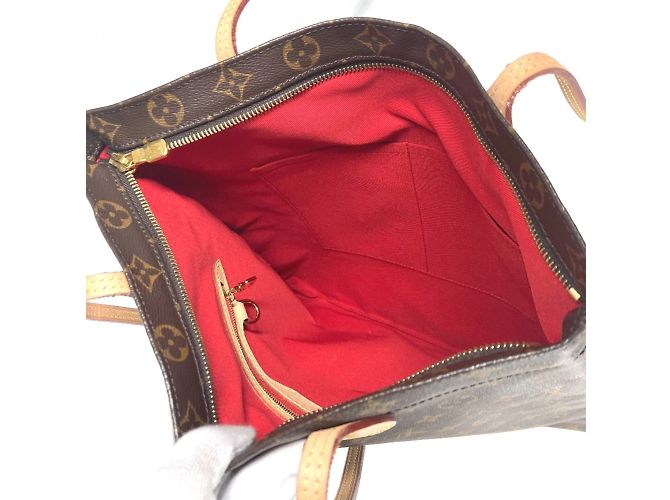 Borsa tote Carry It Monogram Louis Vuitton Marrone Monogramma - vista 6