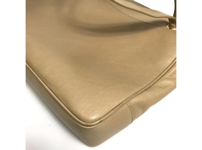 Chanel CC Coco Mark Studs Schultertasche Beige - Ansicht 7