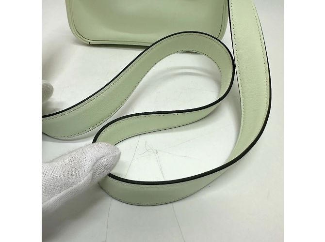 Hermès Borsa a Spalla Hermes Lindy in Verde Chiaro - vista 8