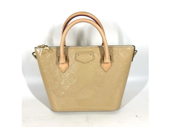 Borsa Montebello PM in Monogram Vernis Louis Vuitton Beige - vista 2