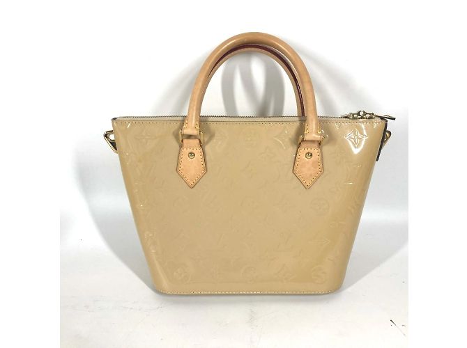 Borsa Montebello PM in Monogram Vernis Louis Vuitton Beige - vista 3