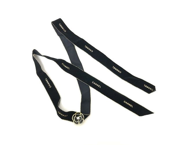 Spilla corsage in strass Chanel 23A CC Coco Mark Flower D'oro - vista 6