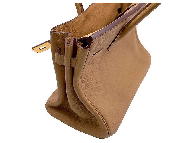 Hermès Hermes Birkin 30 Biscuit Togo Handtasche - Ansicht 6
