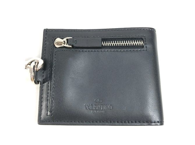Monedero con logo Valentino VLTN Negro Amarillo - vista 3