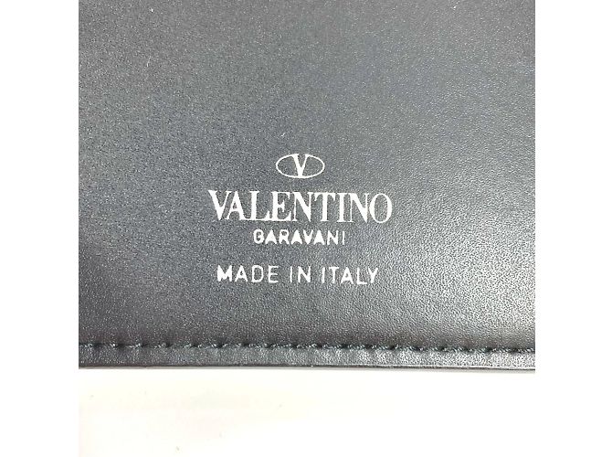 Monedero con logo Valentino VLTN Negro Amarillo - vista 7