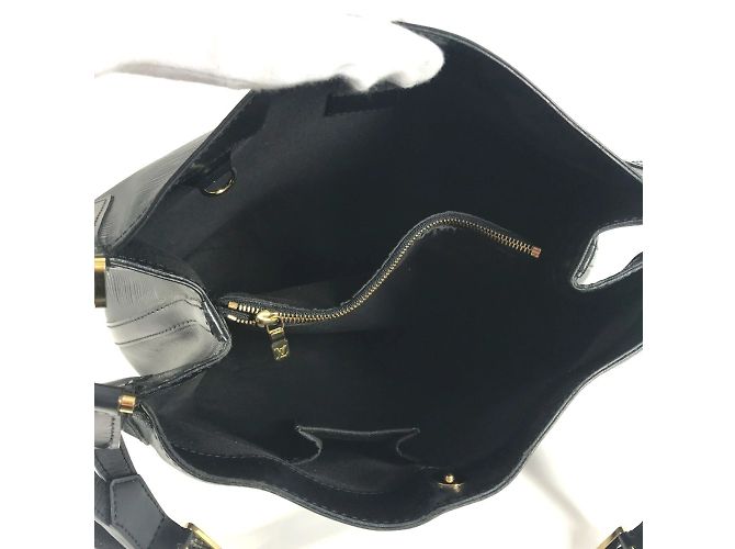 Borsa a Spalla Louis Vuitton Epi Mandala MM Nero - vista 12