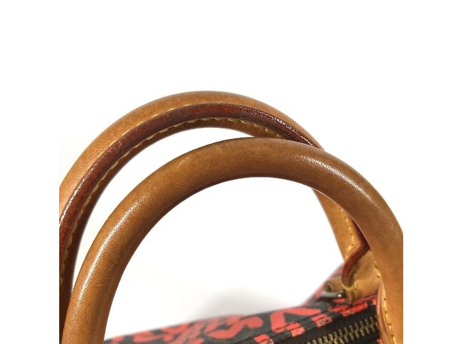 Borsa Speedy 30 Monogram Graffiti Louis Vuitton Arancione - Ansicht 10