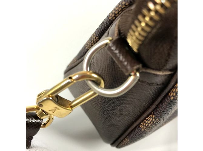 Pochette per trucco Louis Vuitton Damier Truss Marrone Damier ebene - vista 15