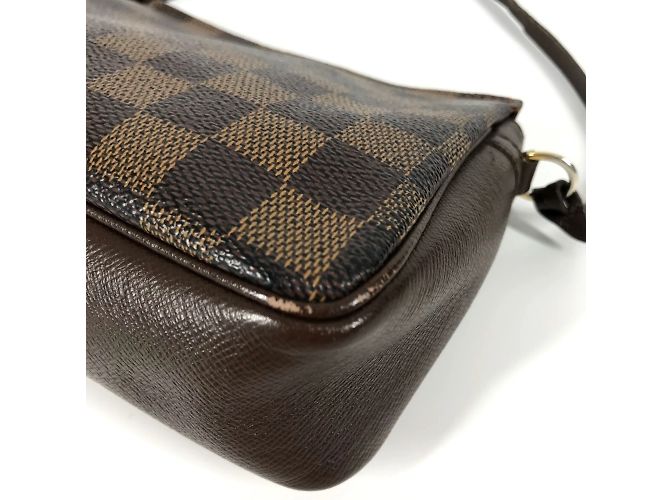 Pochette per trucco Louis Vuitton Damier Truss Marrone Damier ebene - vista 7