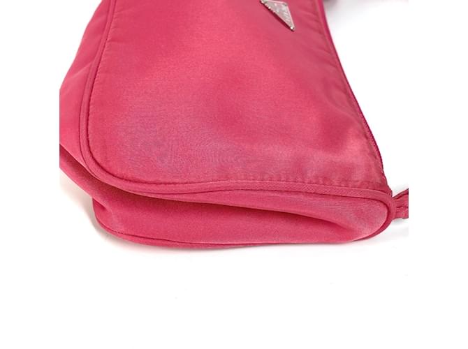 Bolso con placa de logo triangular Prada MV633 Rosa - vista 3