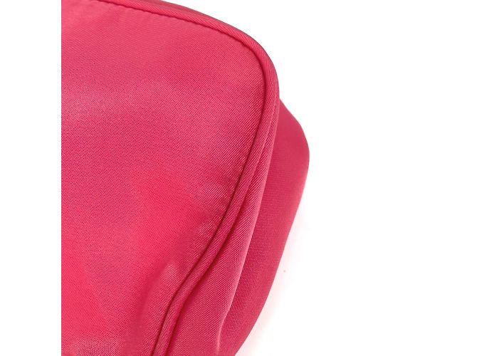 Bolso con placa de logo triangular Prada MV633 Rosa - vista 7