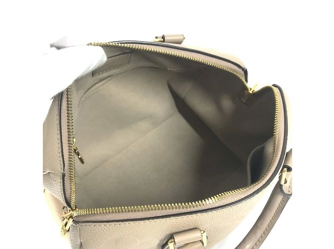 Borsa Bandoulière Speedy 25 Monogram Empreinte Louis Vuitton Beige Grigio - vista 13