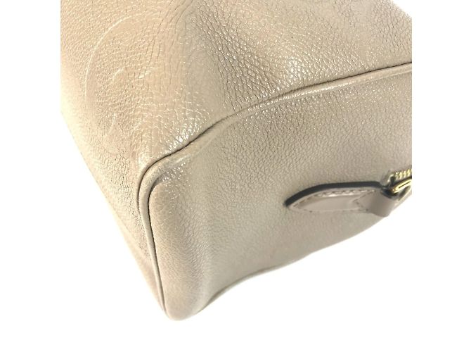 Borsa Bandoulière Speedy 25 Monogram Empreinte Louis Vuitton Beige Grigio - vista 7