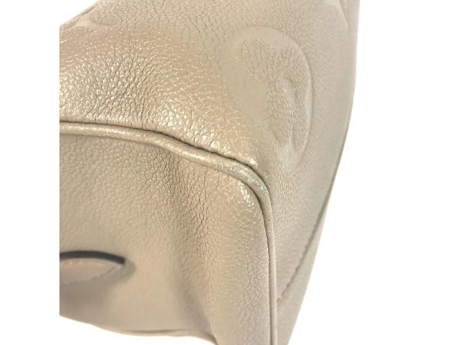 Borsa Bandoulière Speedy 25 Monogram Empreinte Louis Vuitton Beige Grigio - vista 8