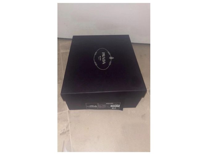 Sneakers Prada in nylon bianco - vista 4