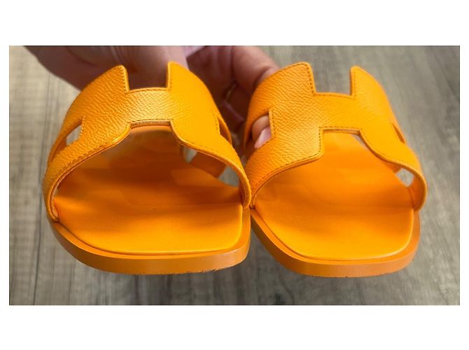 Hermès Mule Oran Arancione "tramonto" - vista 7