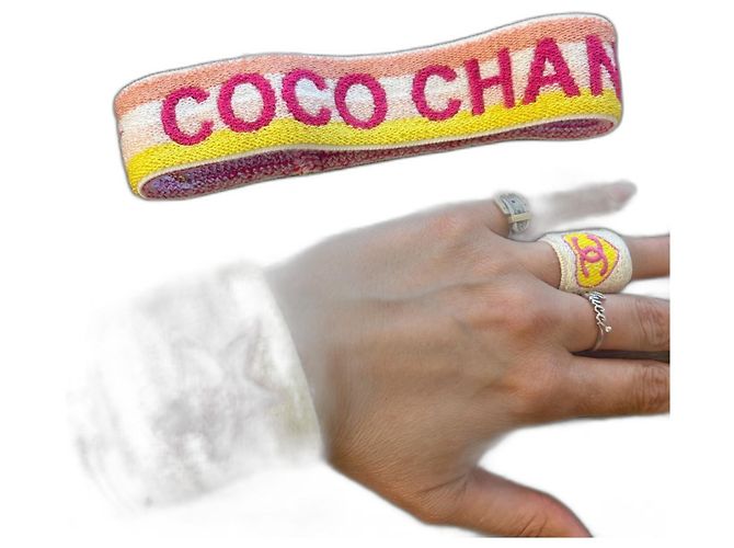 Set di fascia e bracciale Chanel Multicolore - vista 11