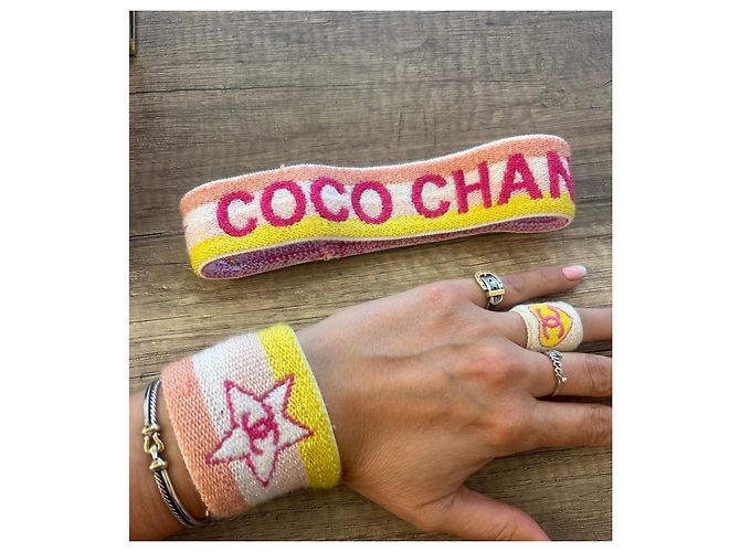 Set di fascia e bracciale Chanel Multicolore - vista 2