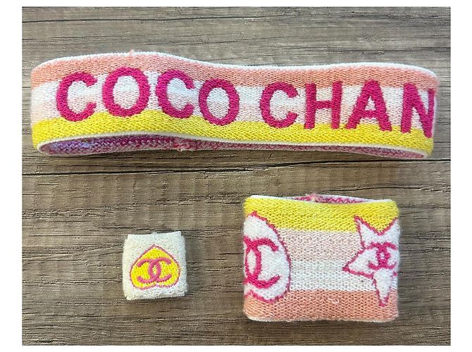 Set di fascia e bracciale Chanel Multicolore - vista 3