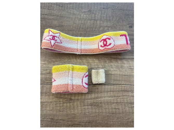 Set di fascia e bracciale Chanel Multicolore - vista 4