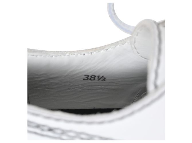 Sneakers basse Alexander Wang Perry in pelle bianca Bianco Crudo - vista 10