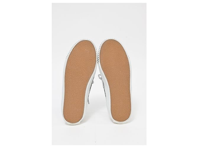 Sneakers basse Alexander Wang Perry in pelle bianca Bianco Crudo - vista 17
