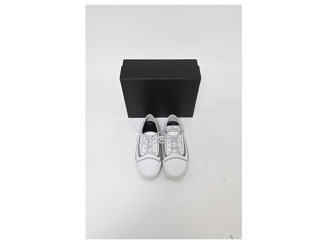 Sneakers basse Alexander Wang Perry in pelle bianca Bianco Crudo - vista 22