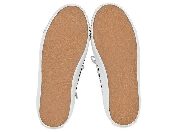 Sneakers basse Alexander Wang Perry in pelle bianca Bianco Crudo - vista 6
