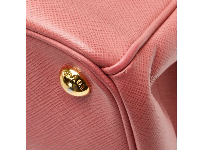 Saffiano Prada Triangle Plate Galleria Handtasche - Ansicht 10
