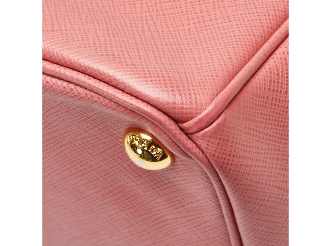 Saffiano Prada Triangle Plate Galleria Handtasche - Ansicht 12