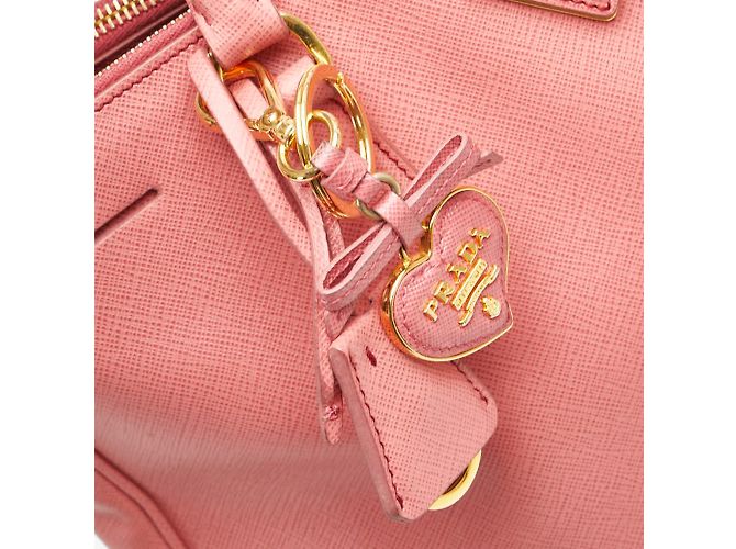 Saffiano Prada Triangle Plate Galleria Handtasche - Ansicht 16
