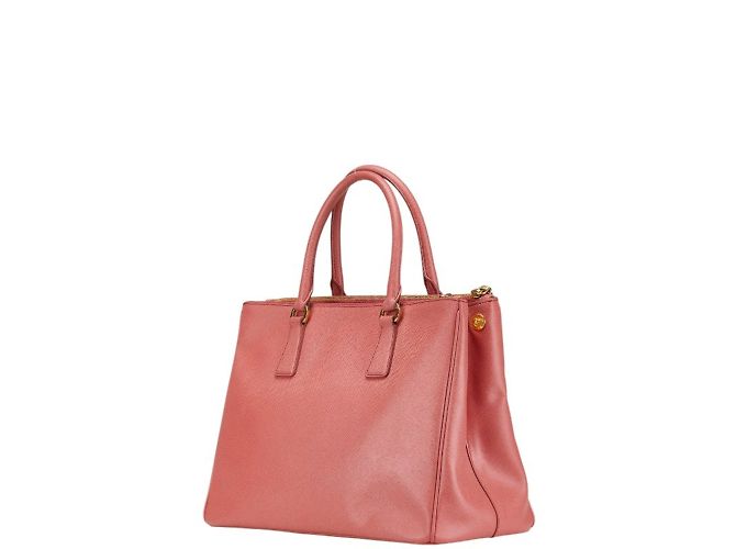 Saffiano Prada Triangle Plate Galleria Handtasche - Ansicht 2