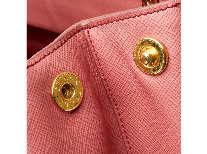 Saffiano Prada Triangle Plate Galleria Handtasche - Ansicht 5