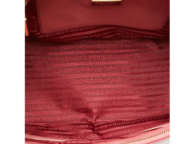 Saffiano Prada Triangle Plate Galleria Handtasche - Ansicht 7