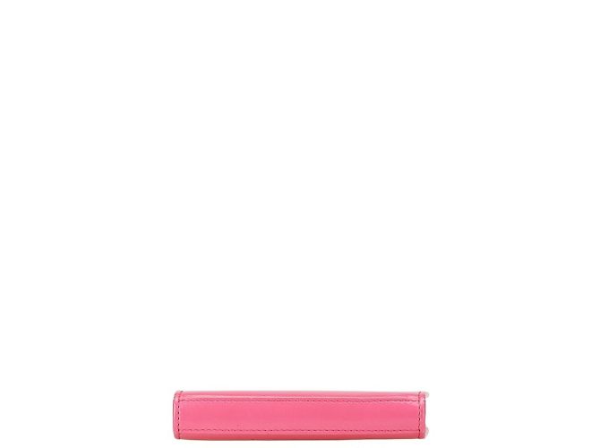 Monedero de cuero rosa Saint Laurent - vista 3