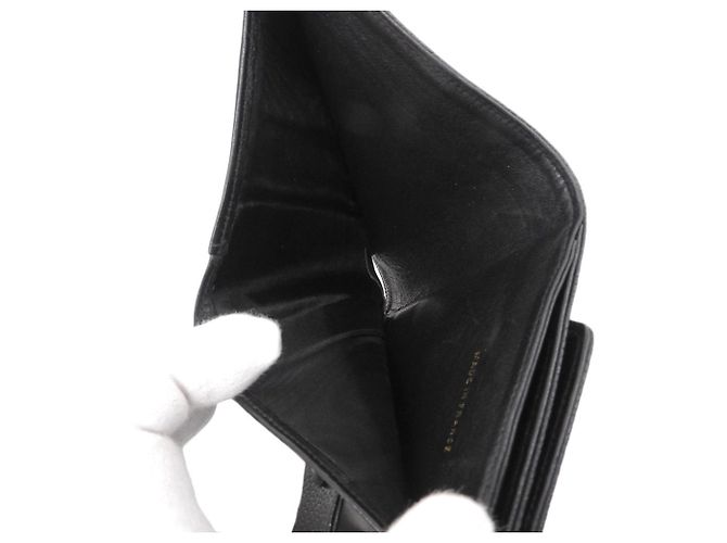 Billetera compacta Chanel Coco Mark Negro - vista 3