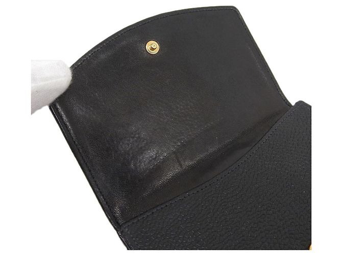 Billetera compacta Chanel Coco Mark Negro - vista 6