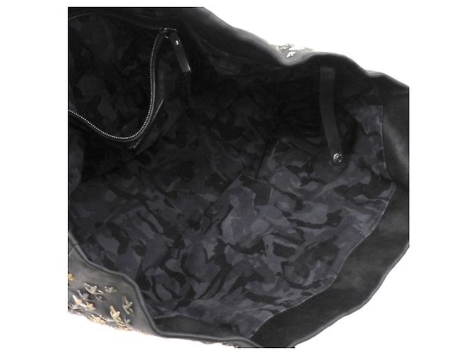 Borsa Tote Pimlico Star Stud di Jimmy Choo Nero - vista 3