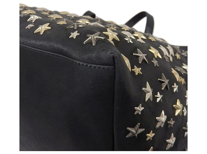 Borsa Tote Pimlico Star Stud di Jimmy Choo Nero - vista 7