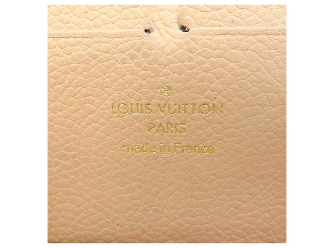 Cartera Larga Monogram Empreinte Louis Vuitton Beige - vista 10