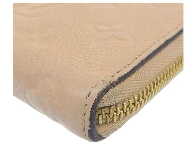 Cartera Larga Monogram Empreinte Louis Vuitton Beige - vista 4
